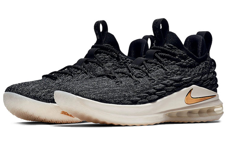 Nike LeBron 15 Low 'Black Metallic Gold' AO1756-001