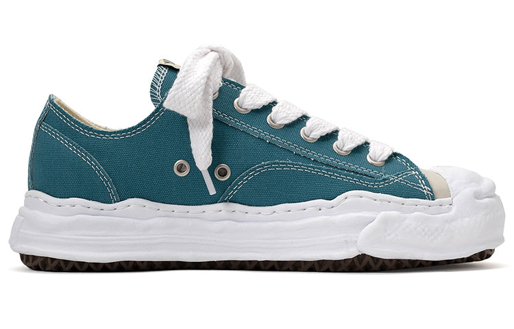 Maison MIHARA YASUHIRO HANK OG Sole Canvas Low-top Sneaker 'Blue' A05FW702-WHTGRN