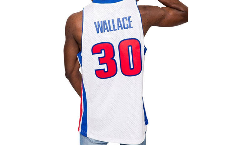 Mitchell & Ness NBA Swingman Jersey Pistons 2003 Rasheed Wallace Home BA81MB-DPI-W-NO0