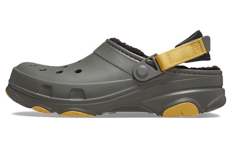 Crocs All-Terrian Lined Clogs 'Dusty Olive' 207936-3J5