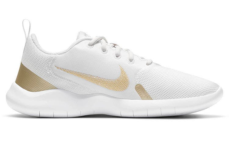 (WMNS) Nike Flex Experience Run 10 'White Metallic Gold Star' CI9964-010