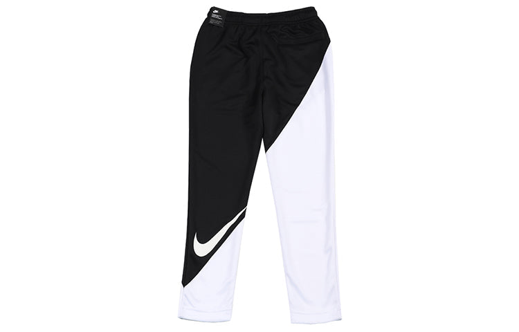 Nike Black White Colorblock Athleisure Casual Sports Long Pants Black BV5290-010