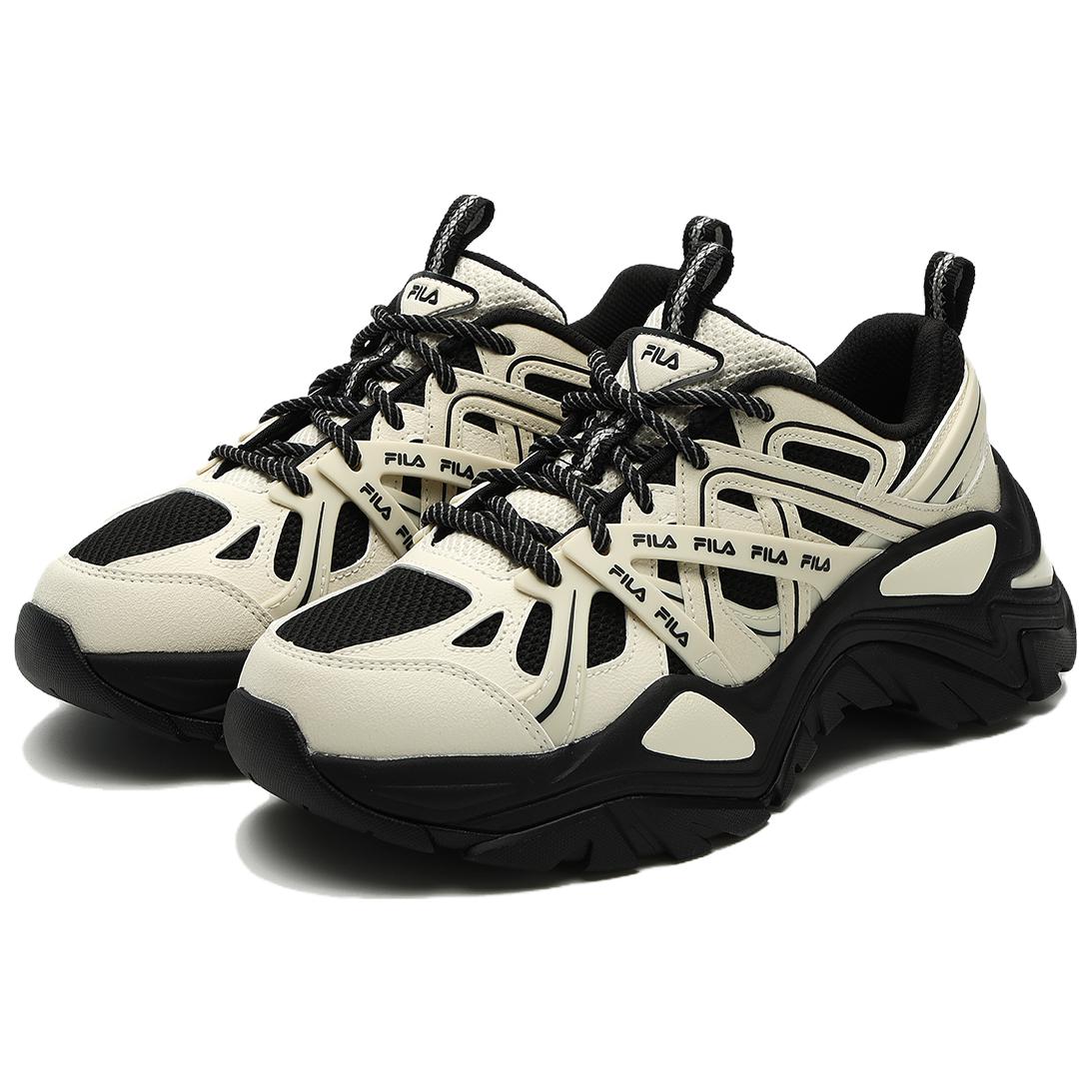 (WMNS) FILA Sofia Sneakers 'Beige Black' F12W341105FBS