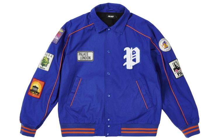 Palace Patches Cotton Bomber 'Royal Blue' P22JK213