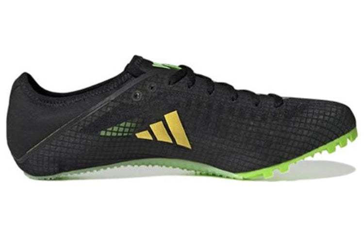 adidas Sprintstar Cozy Breathable Wear-Resistant Athletics Shoes 'Black Yellow' GY8416