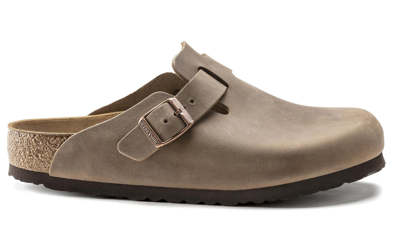 Birkenstock Boston Regular 'Oiled Leather Tobacco Brown' 0960811