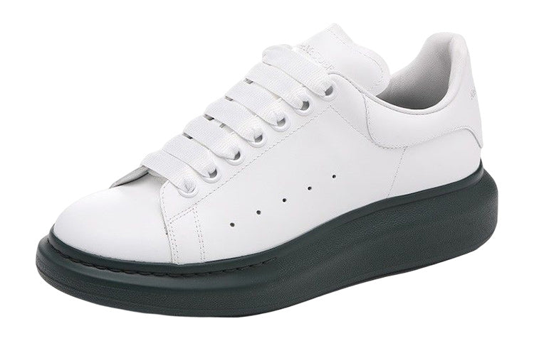 Alexander McQueen Oversized Sneaker 'White Green Sole' 553680WHTQ49448