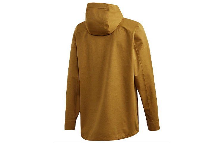 adidas Xplr 2.5L R.R J Outdoor Windproof Reflective logo Sports Hooded Jacket Yellow GL7400