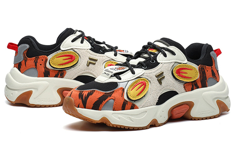 (WMNS) FILA FUSION Raccoon CNY Shoes 'White Orange' T12W217316FBG