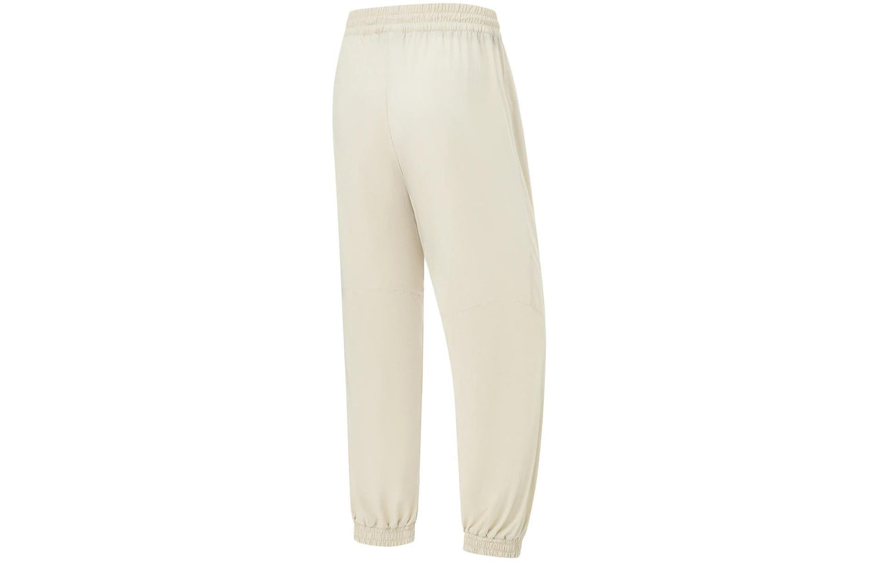 (WMNS) Li-Ning Training Quick-Drying Jogger Pants 'Beige' AYKT500-1