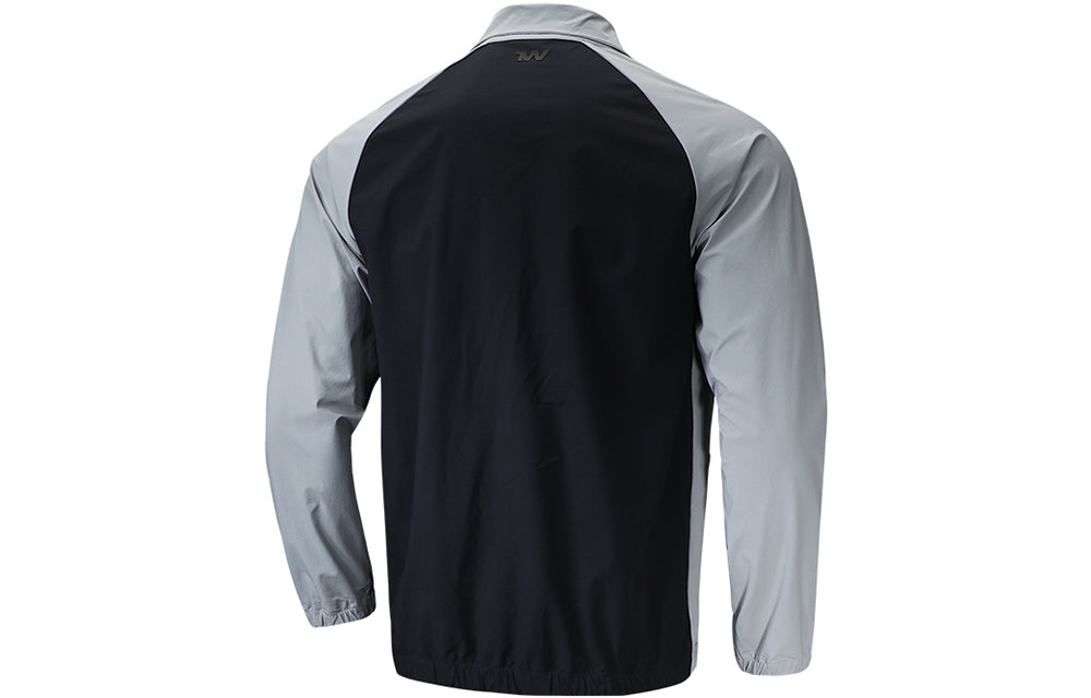 Under Armour Sportstyle Woven Full Zip Jacket 'Black Grey' 22500402-001