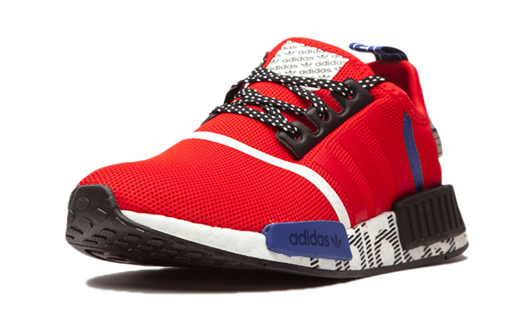 (GS) adidas NMD_R1 J 'Active Red Black' FV5330