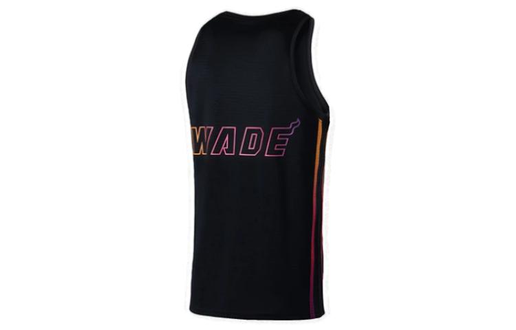 Li-Ning Way Of Wade Logo Quick-Drying Basketball Tank 'Black' AAYT013-1