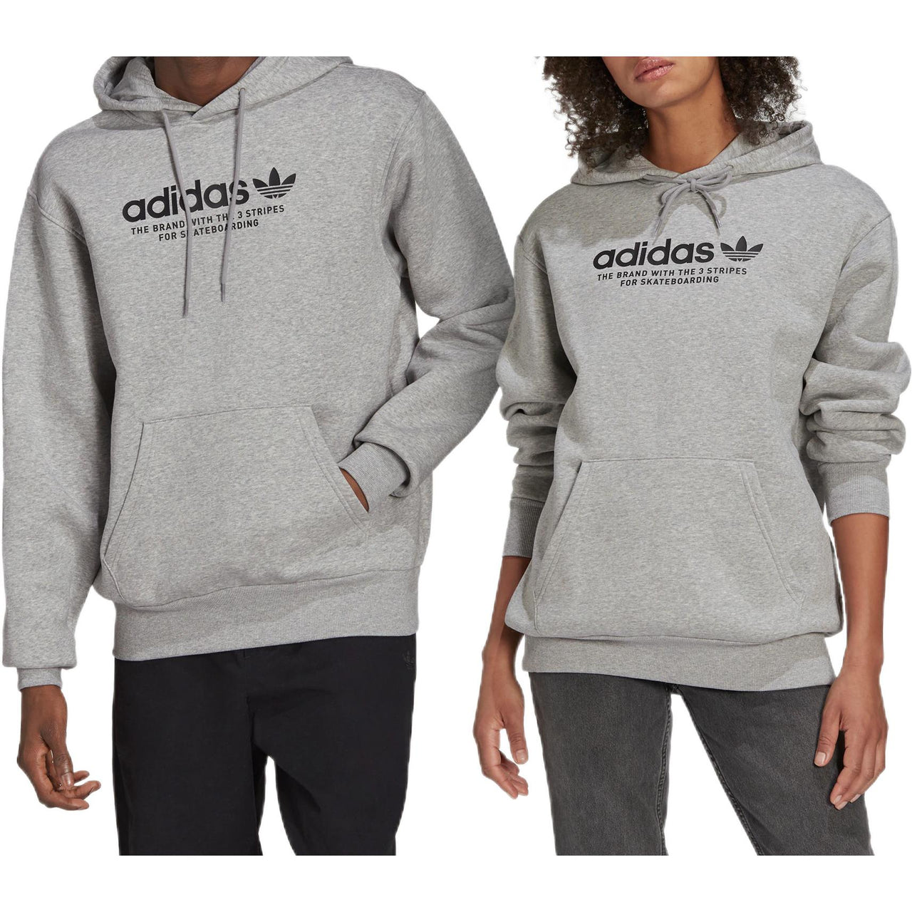 adidas Clover Sports Hoodie Unisex Grey GM5179