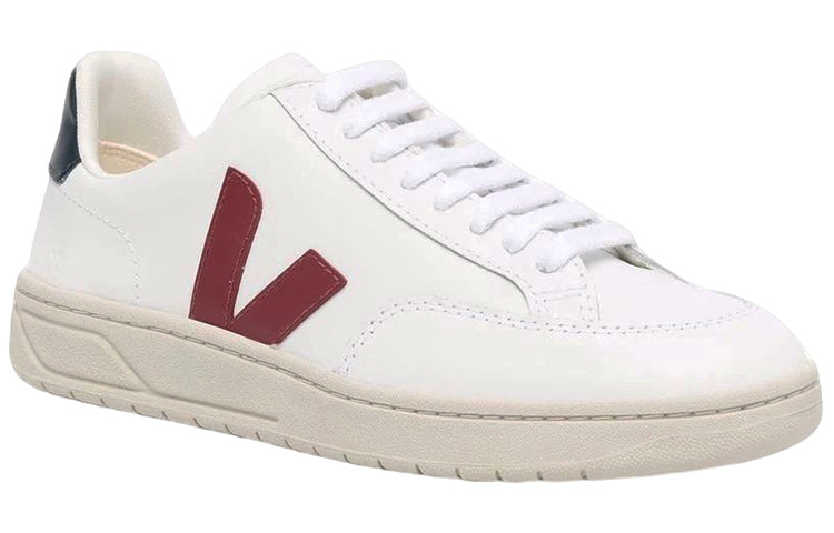 Veja V-12 Leather 'White Marsala Nautico' XD0201955A