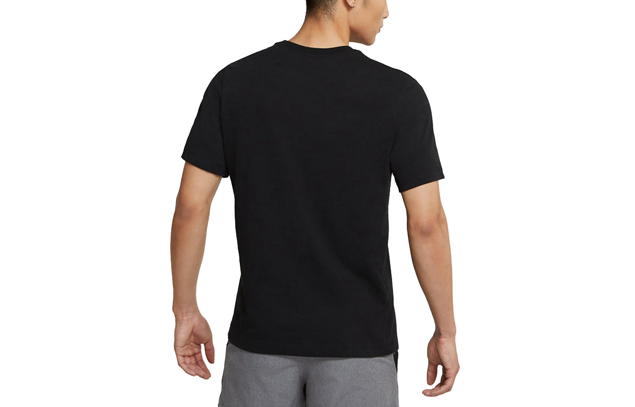 Nike Round Neck Casual Sports Breathable Short Sleeve Black DJ9001-010