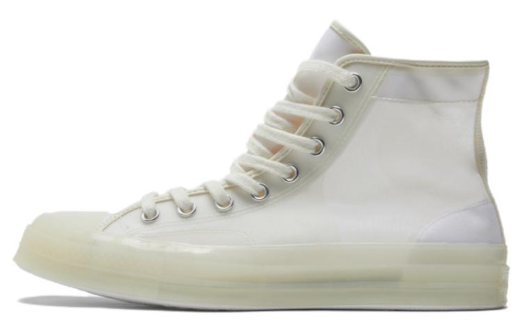 Converse Chuck 70 HI Translucent Canvas Sneakers 'Egret' A06223C