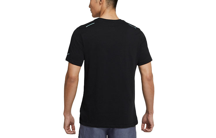 Nike Sportswear Quick Dry Knit Casual Sports Short Sleeve Black DJ7816-010