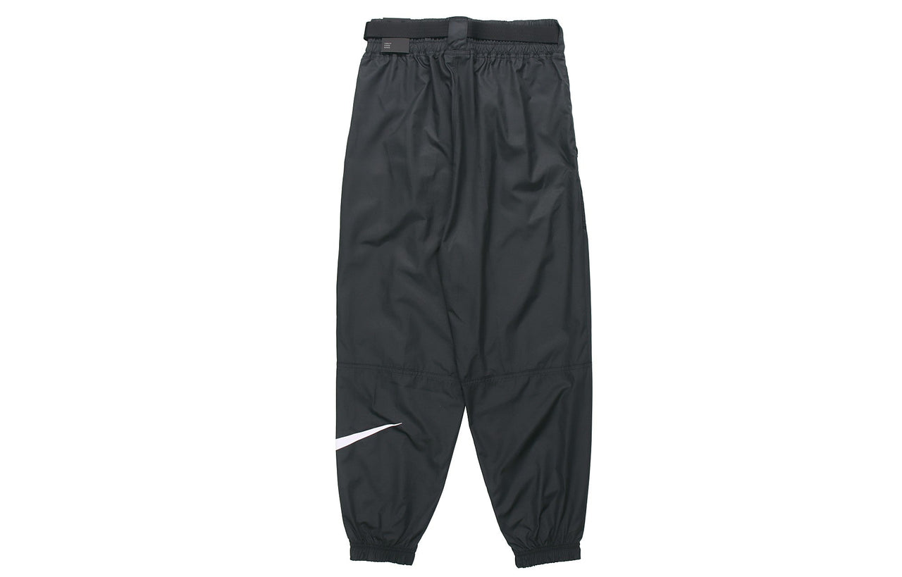 (WMNS) Nike Sportswear Swoosh Woven Casual Sports Long Pants Black CJ3777-010