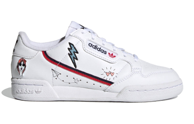 (GS) adidas originals Continental 80 J 'White Blue Red' FX6067