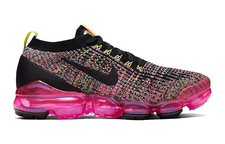 (WMNS) Nike Air VaporMax Flyknit 3 'Black Pink Blast' AJ6910-006