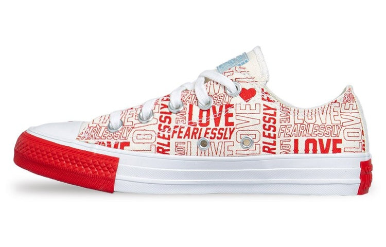 (WMNS) Converse Love Fearlessly Chuck Taylor All Star Low Top Red 567311C