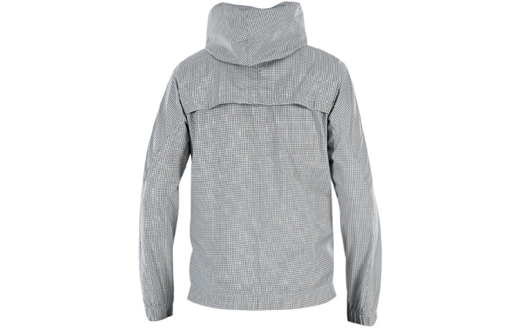 adidas neo Casual Sports Windproof Hooded Jacket Gray DM2154