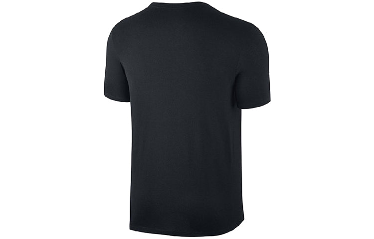 Nike Alphabet Printing Sports Round Neck Short Sleeve Black AQ3242-010