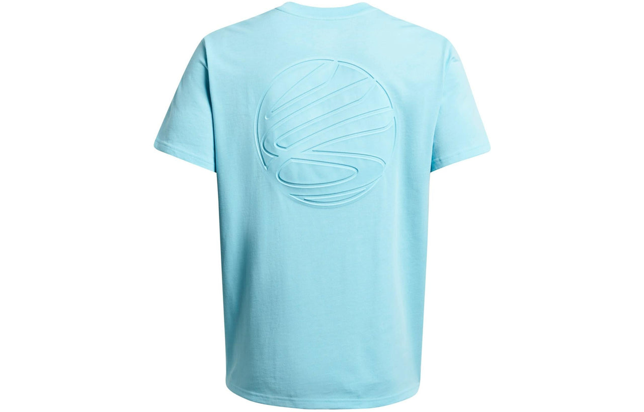 Under Armour Curry Emboss HW T-shirt 'Mint Blue' 1383378-914