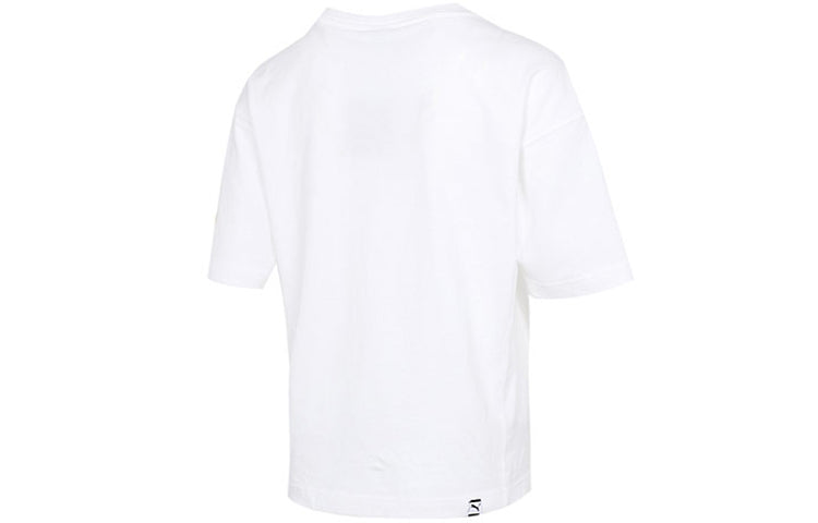 (WMNS) PUMA Downtown Graphic Tee White 531438-52