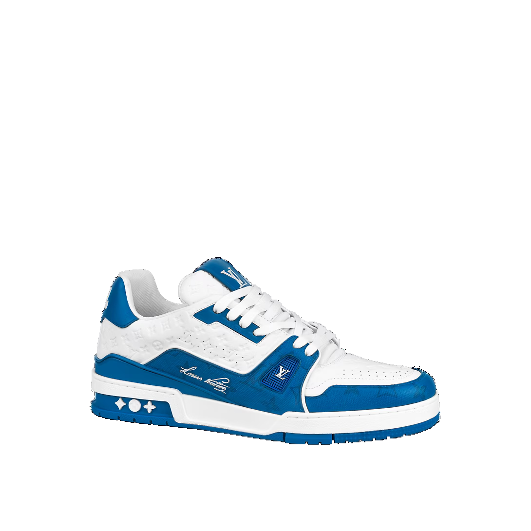 LOUIS VUITTON LV Trainers 'White Blue' 1ABOH4