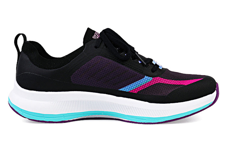 (WMNS) Skechers Go Run Pulse Fast Stride 'Black Multi' 128658-BKMT
