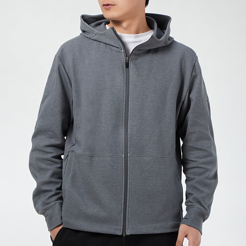 Nike Yoga Full-length zipper Cardigan hooded Sports Jacket Gray CU6261-068