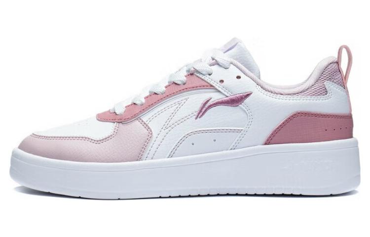 (WMNS) Li-Ning Xingchuan Skate Sneakers 'White Pink' AGCT148-5