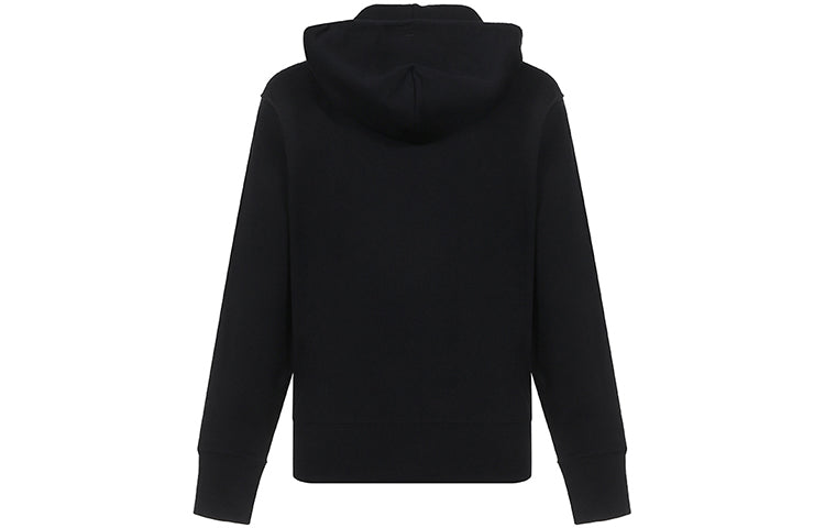 (WMNS) KENZO Embroidery Cotton Hoodie Black FA62SW8714XA-99A