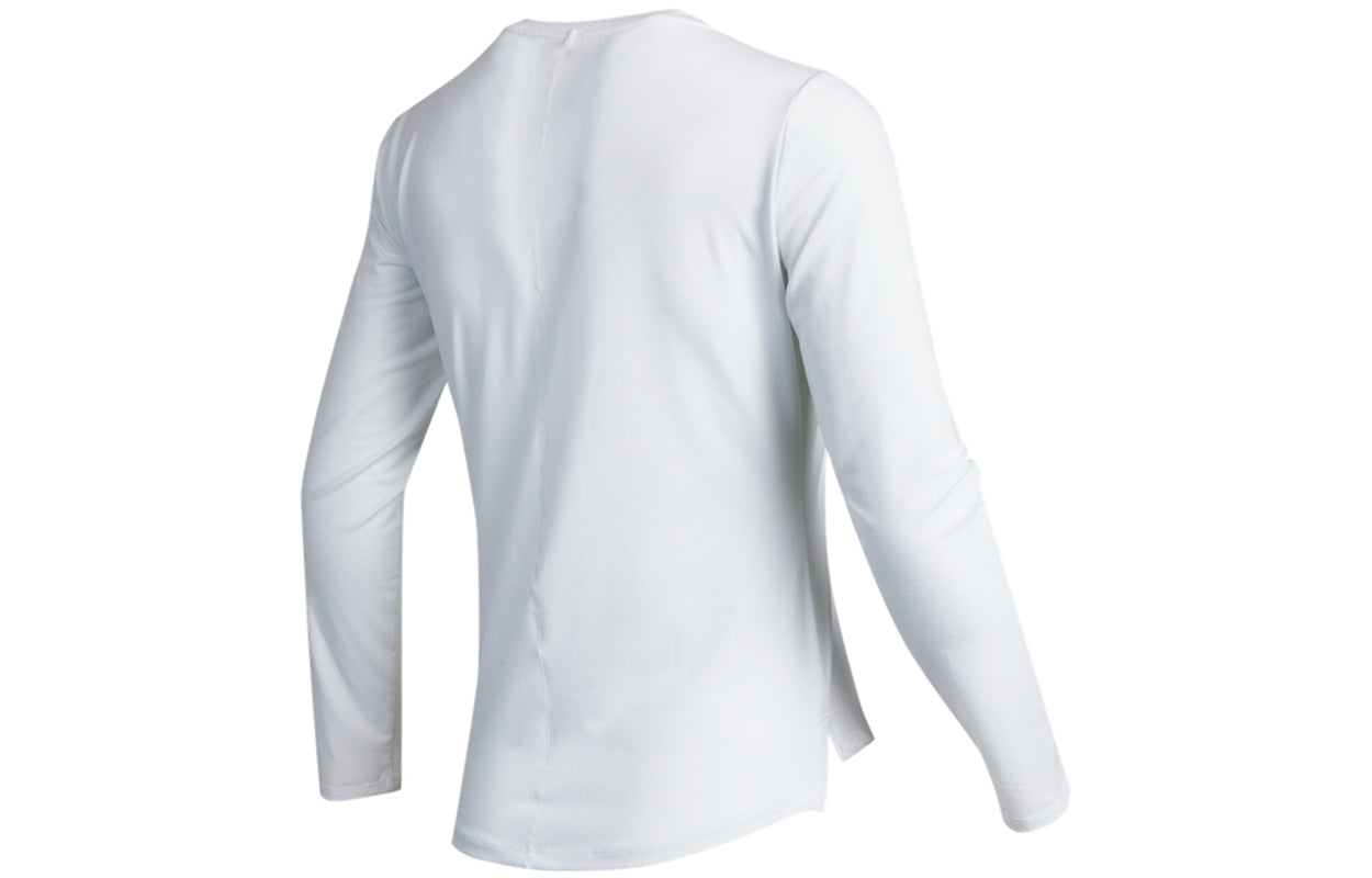 (WMNS) Nike Solid Color Training Sports Breathable Long Sleeves White DD0621-100