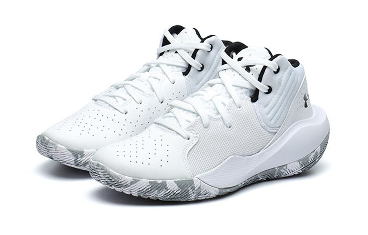 (GS) Under Armour Jet 21 SYN 'White Grey' 3025349-103