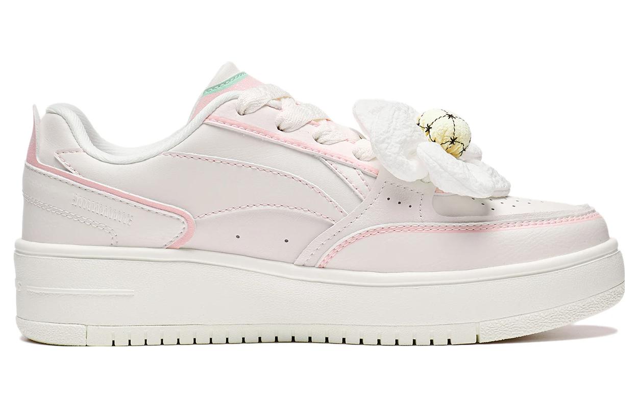 (WMNS) Li-Ning x Disney Skate Shoes 'Pink White' AGCT382-3