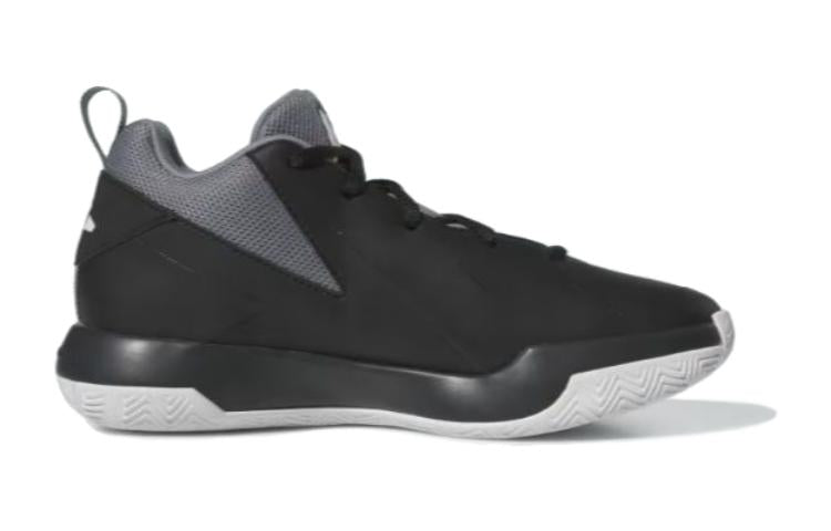 (GS) adidas Cross 'Em Up 'Black Grey' IE9255