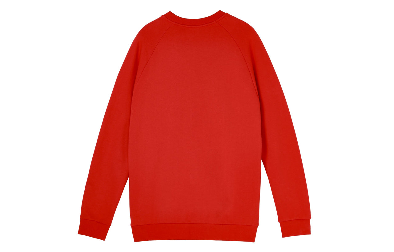adidas originals Trefoil Crew Pullover Sports Red FM3781