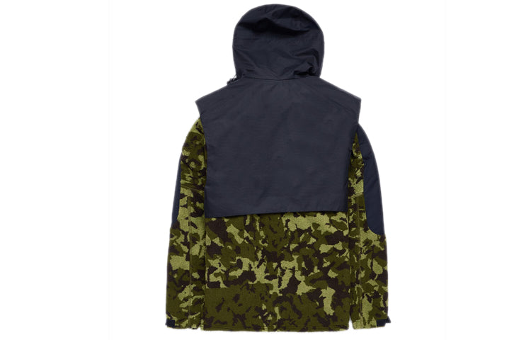 Nike Lab MMW Hooded Woven Top 'Camo Black' AR5611-010