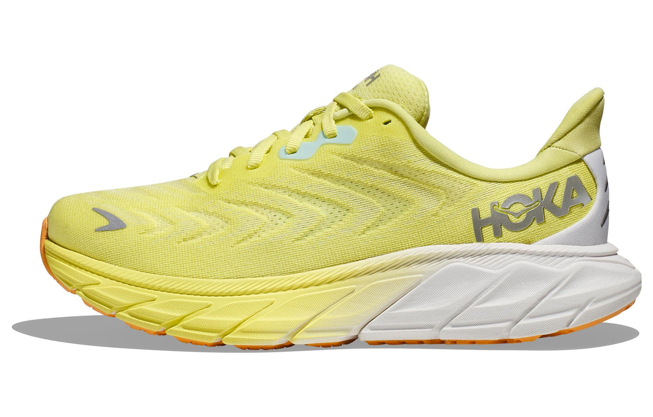 (WMNS) HOKA ONE ONE Arahi 6 'Citrus Glow White' 1123195-CGWHT