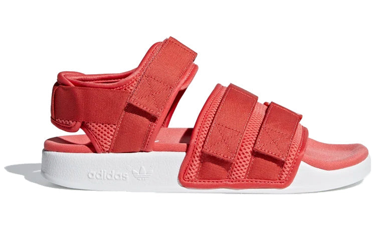 (WMNS) adidas originals Adilette Sandal 2.0 'Red' AQ1126
