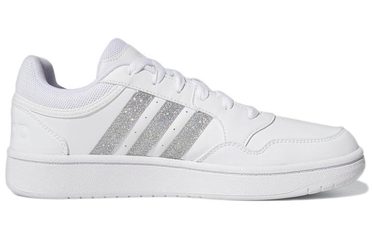 (WMNS) adidas Neo Hoops 3.0 Low Cut Tennis Shoes 'White Silver Metallic' GY1912