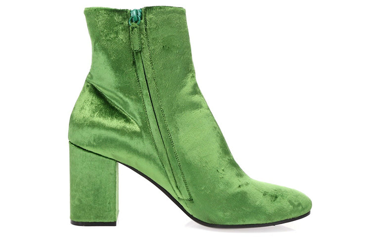 (WMNS) Balenciaga Ville Ankle Boots 'Green' 477243W05803707