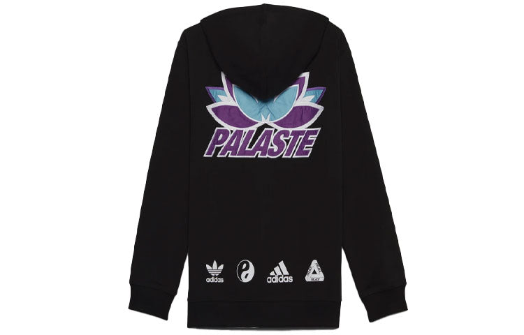 Palace X Adidas Originals Graphic Hoodie 'Black' H61816