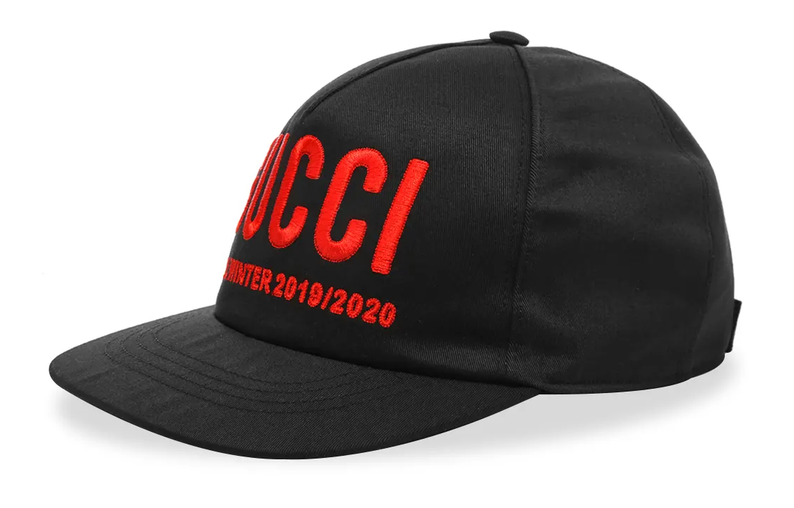 Gucci Embroidered Logo Baseball Cap 'Black' 596211-3HI49-1074