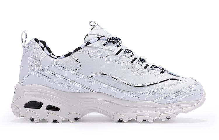 (WMNS) Skechers D'Lites 1.0 low Shoes GS White 149227-WBK