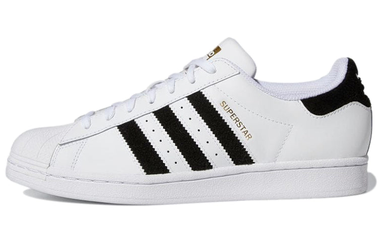 adidas originals Superstar Non-Slip Lightweight Casual Skate Shoes White Black Unisex 'White Black' GX3775