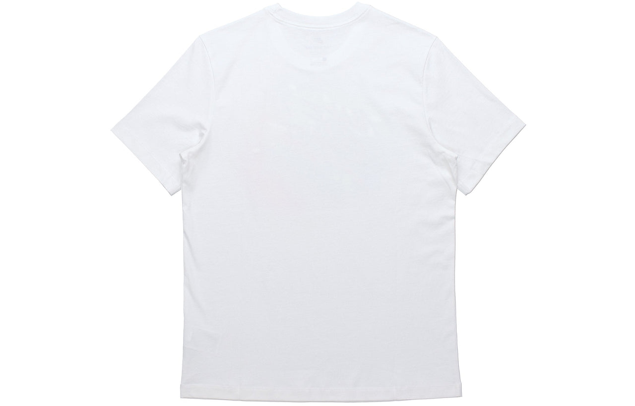 Nike Sportswear Splash Ink Alphabet Printing Sports Short Sleeve White DJ5361-100